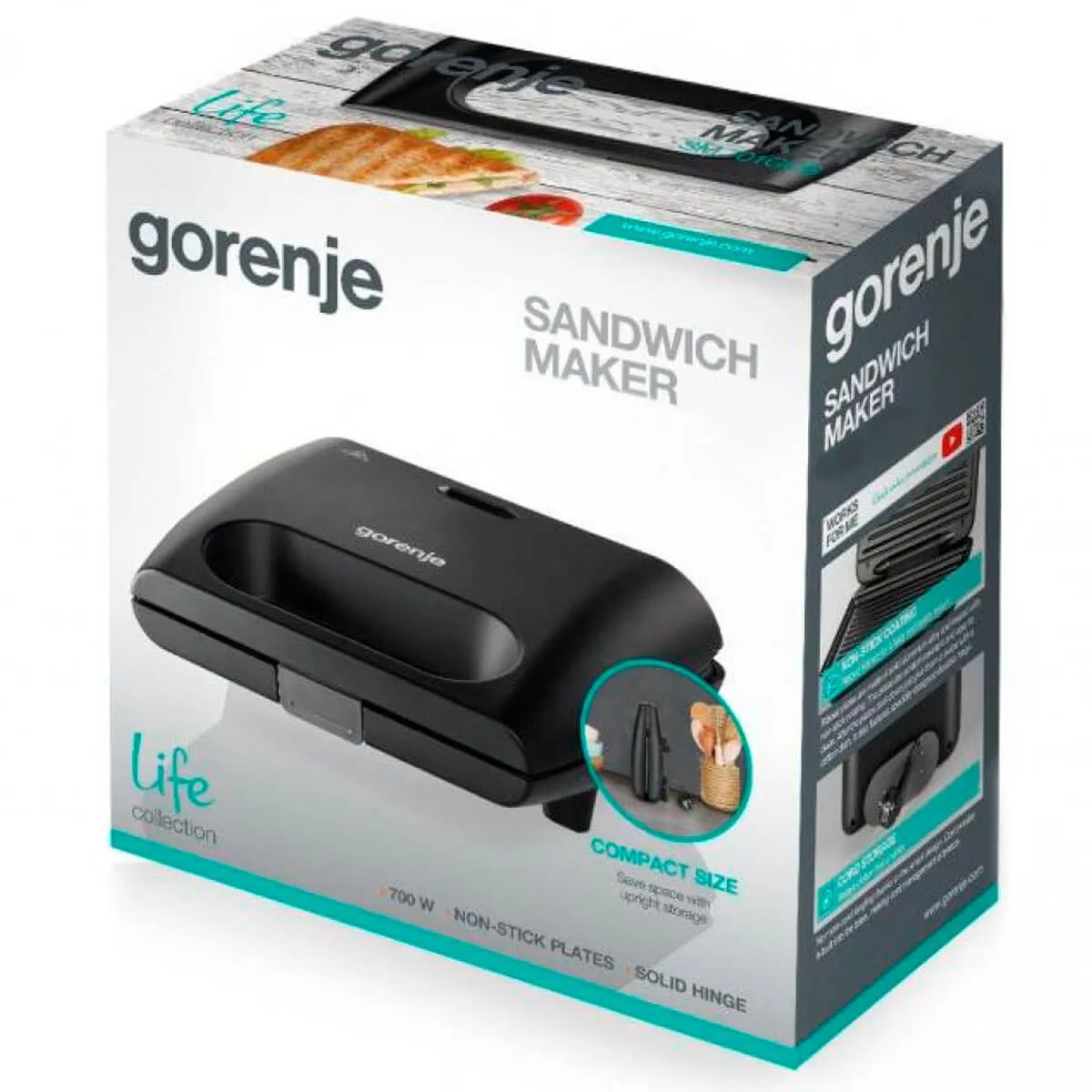 Бутербродниця GORENJE SM 703 GCB