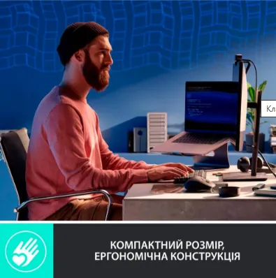 Клавіатура Logitech MX Mechanical Mini Minimalist Wireless Graphite (920-010780)