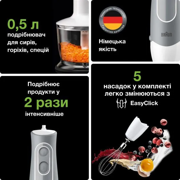Блендер BRAUN MQ535 SAUCE