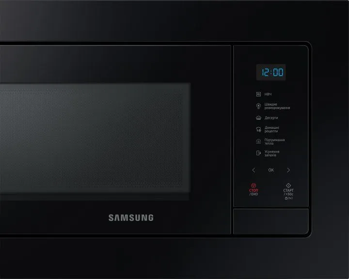 Вбудована мікрохвильова піч SAMSUNG MS23A7118AK/UA
