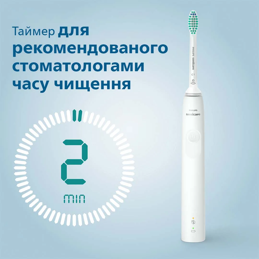 Електрична зубна щітка PHILIPS Sonicare 3100 series HX3671/13