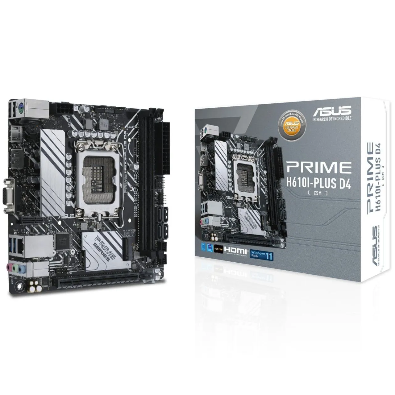 Материнська плата ASUS PRIME H610I-PLUS D4-CSM