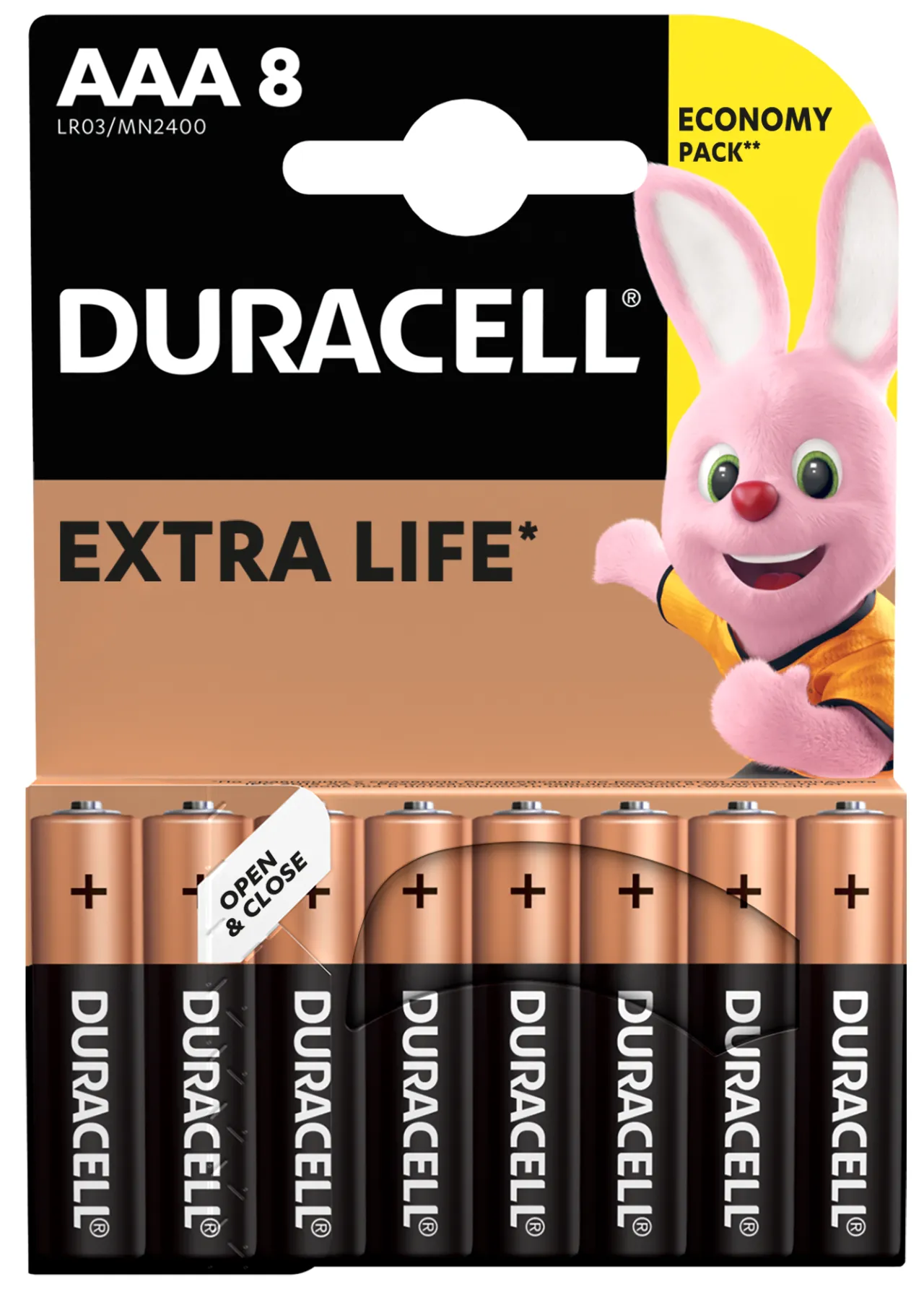 Батарейка Duracell LR03 MN2400 1x8 шт.