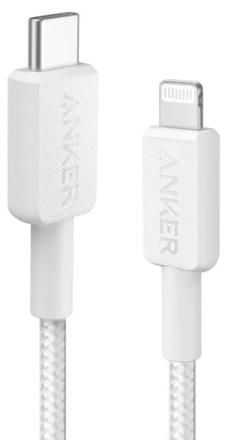Кабель Lightning Anker Powerline Select+ USB-C to Lightning 0.9m White (A8617G21)