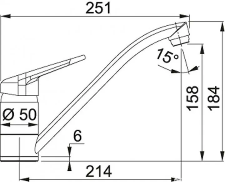 Змішувач кухонний FRANKE Novara-Plus (115.0470.661) Онікс