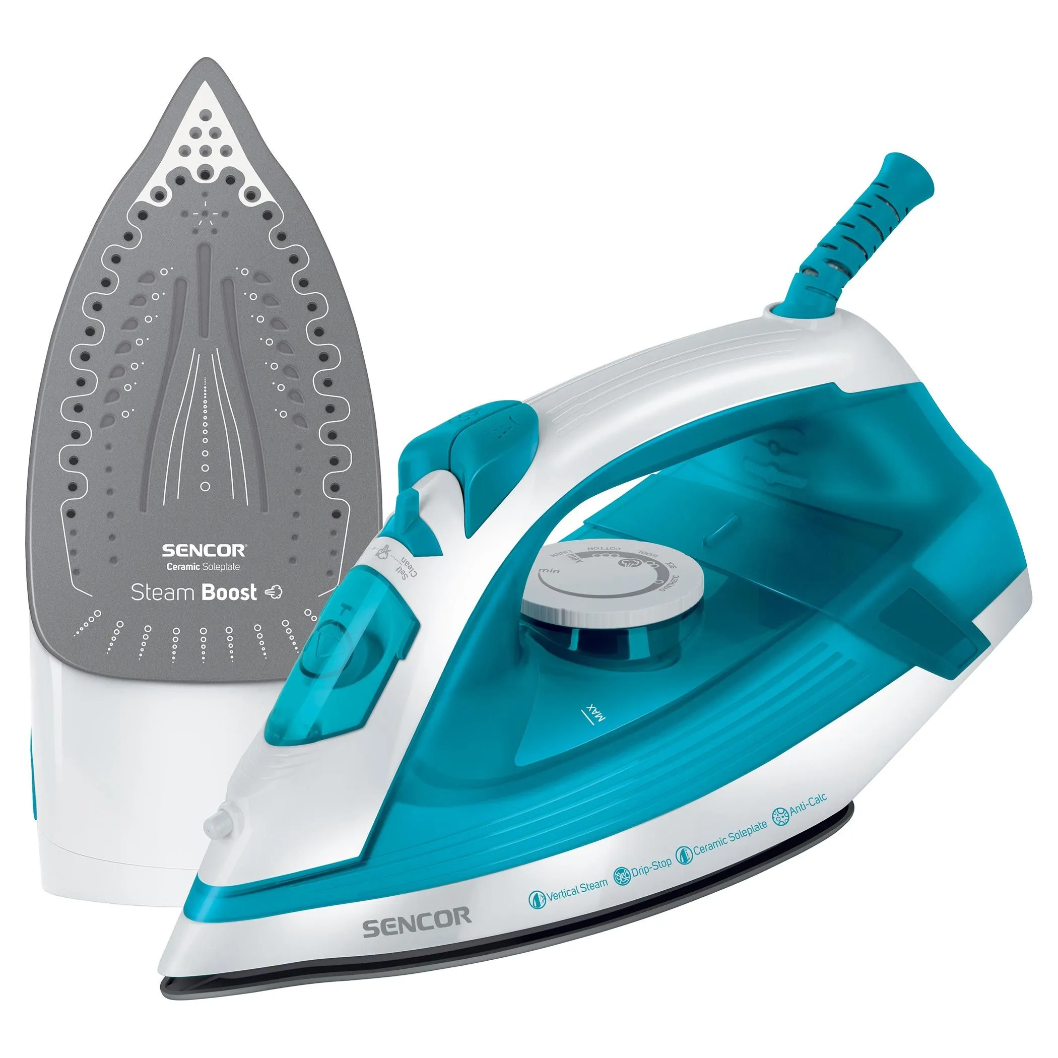 Праска Sencor SSI2800BL Біло-синя