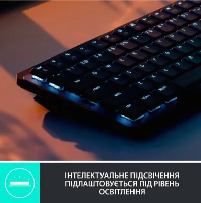 Клавіатура Logitech MX Mechanical Mini Minimalist Wireless Graphite (920-010780)