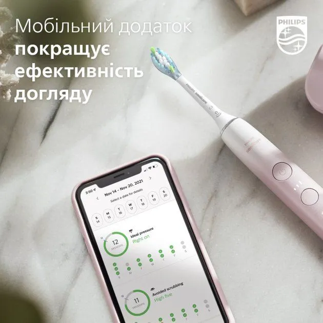 Електрична зубна щітка Philips Sonicare HX9911/84 Diamond Clean