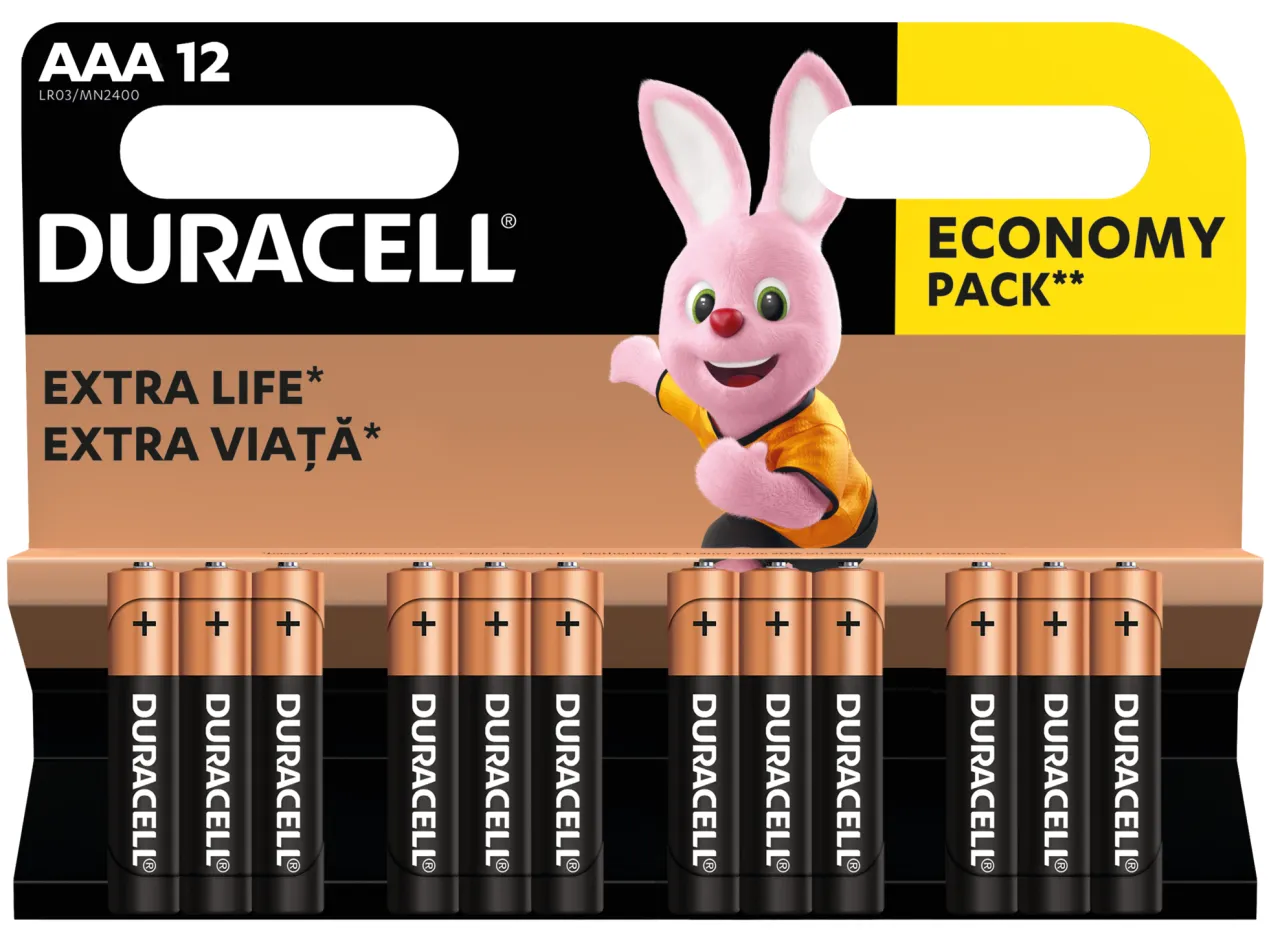 Батарейка Duracell LR03 MN2400 1x12 шт.
