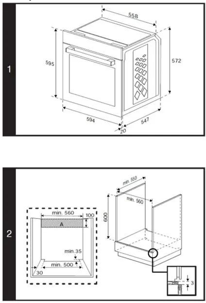 Духова шафа електрична Beko BBIE123001XD