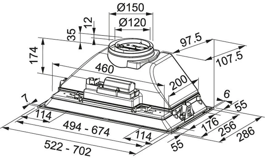Витяжка Franke FBI 705 XS (305.0599.508)