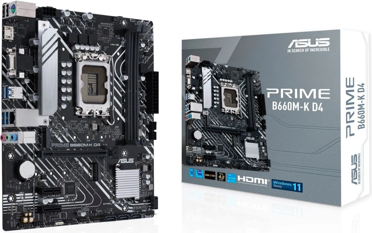 Материнська плата ASUS PRIME B660M-K D4