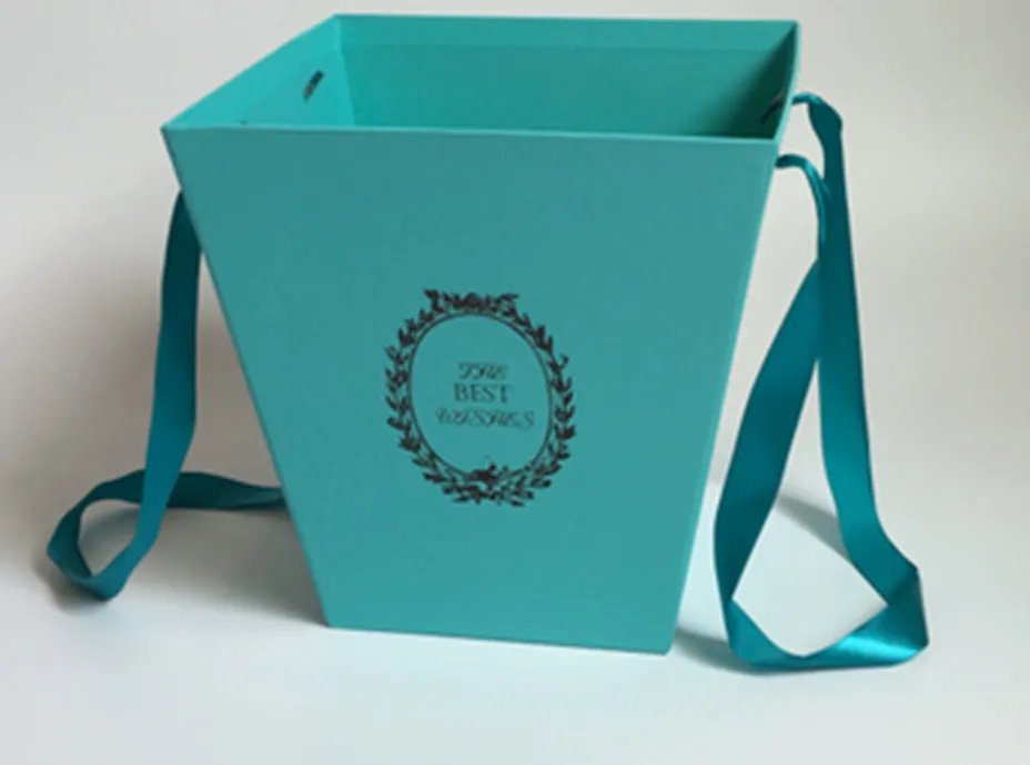 Подарункова коробка UFO W9223 TURQUOISE BOX Flowers