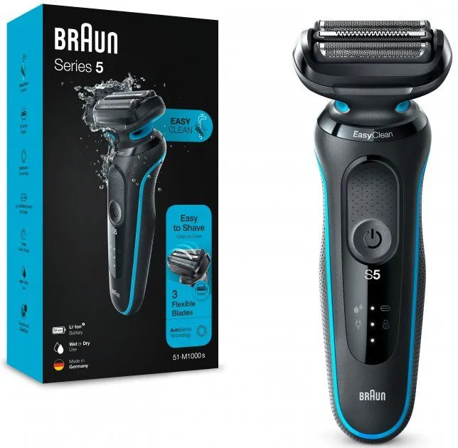 Електробритва Braun Series 5 51-M1000s BLACK / MINT