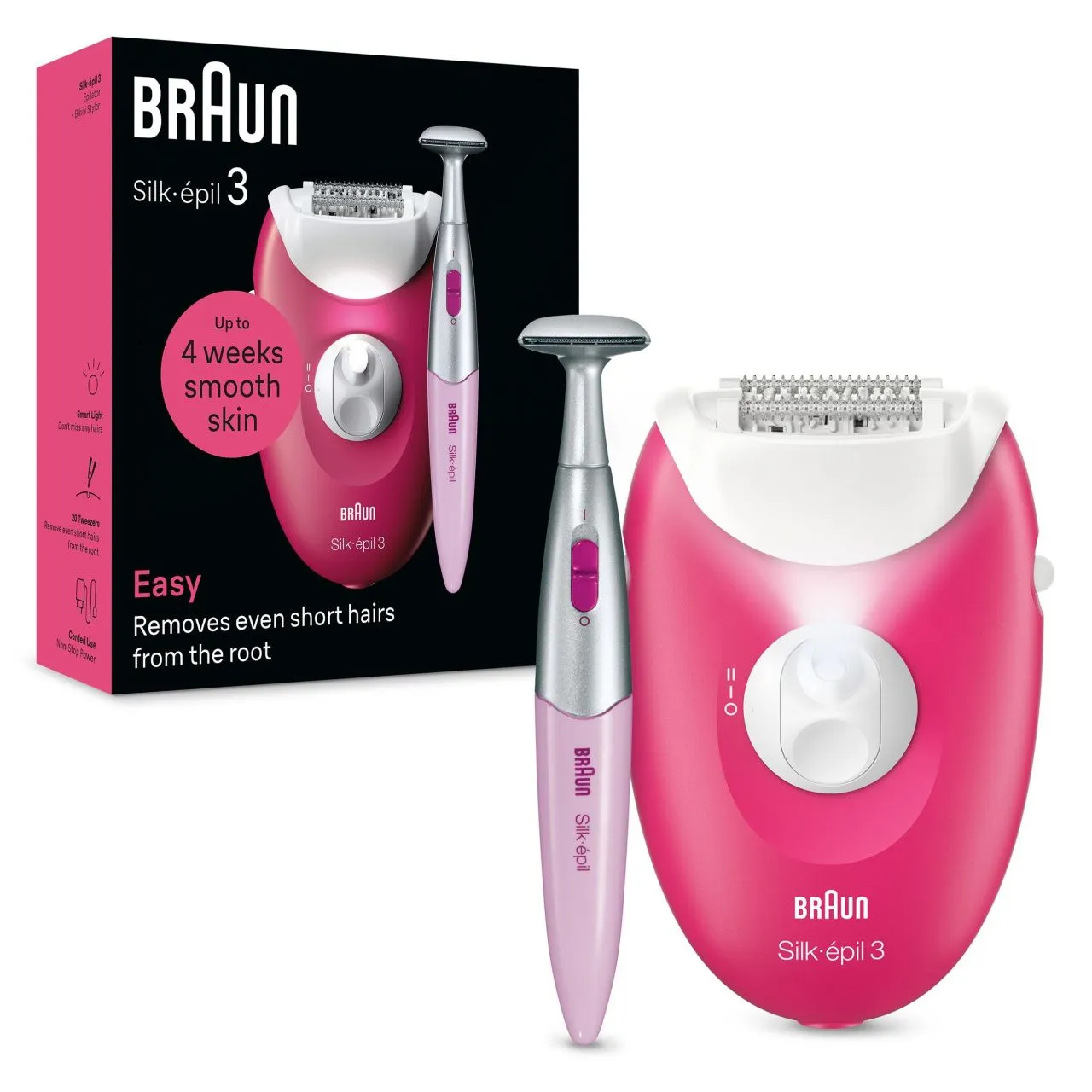Епілятор Braun Silk-еpil 3 SE 3-202