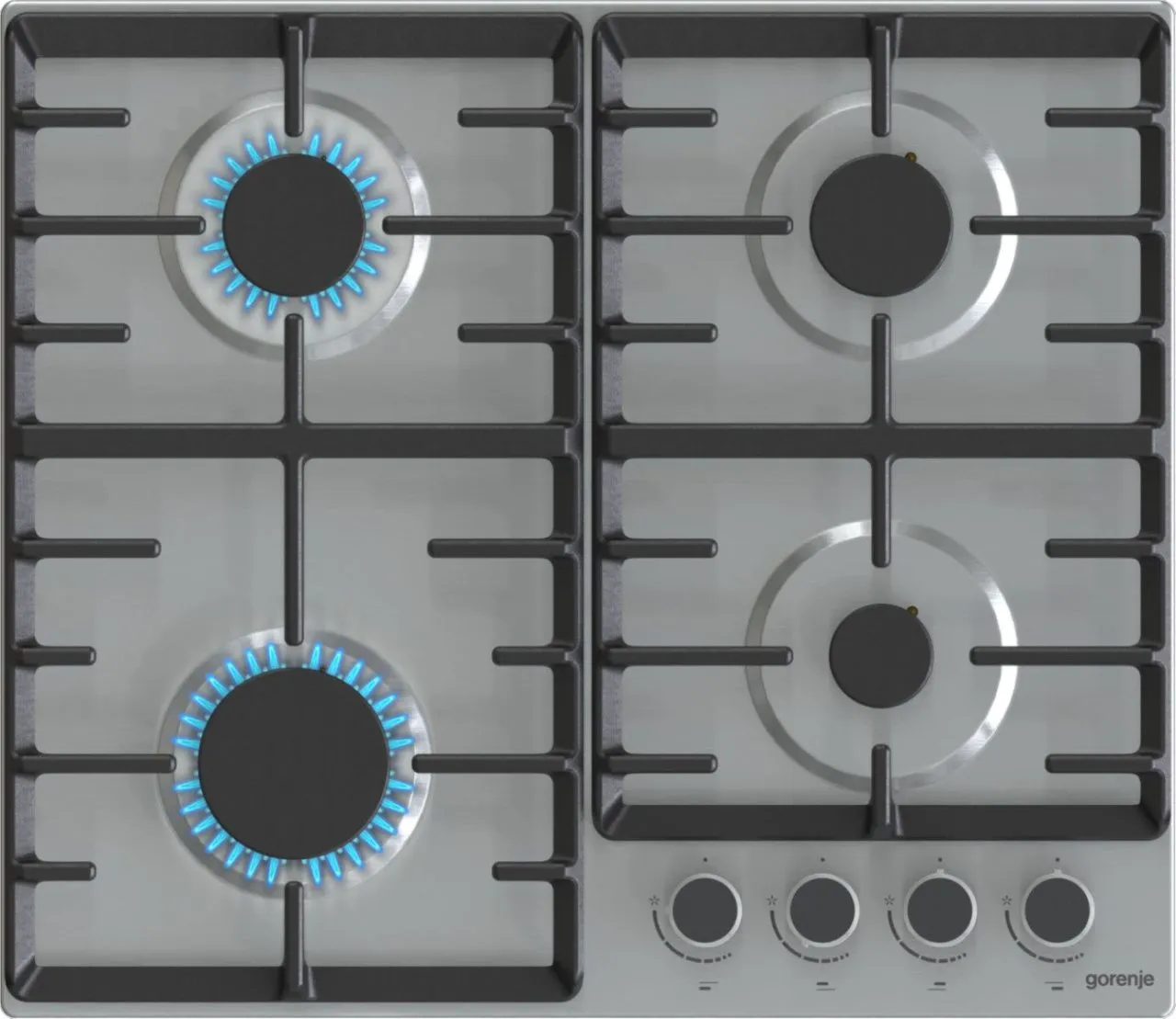 Gorenje Комплект (духовка електрична BO6737E02XK + варильна поверхня газова G642ABX), нерж.
