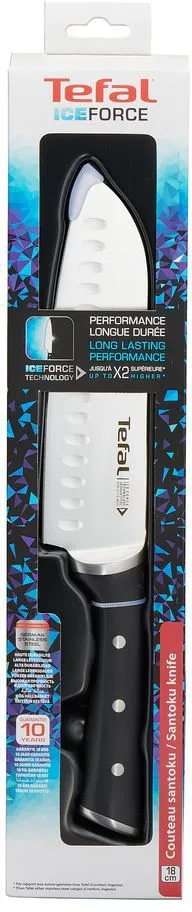 Ніж сантоку Tefal Ice Force 18 см (K2320614)