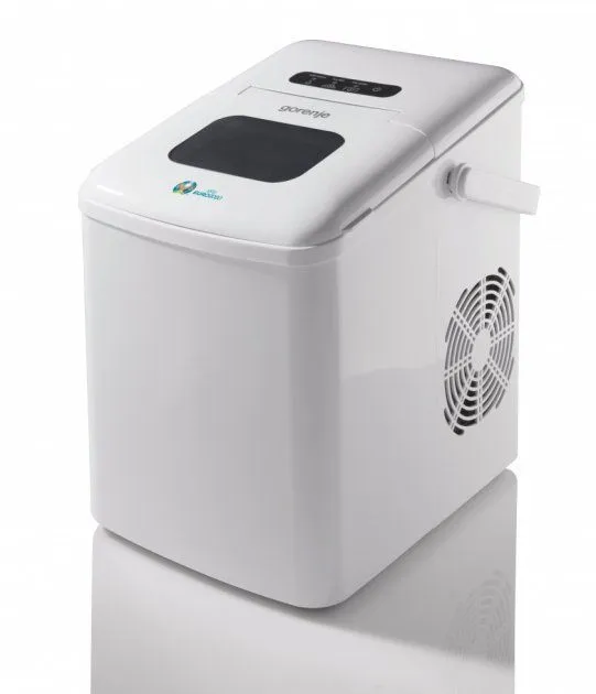 Льодогенератор побутовий Gorenje IMD1200W/ 12 кг/день/ об'єм - 1.8 л/швидкість приготування - 9 хв/електронне керування/білий (IMD1200W)