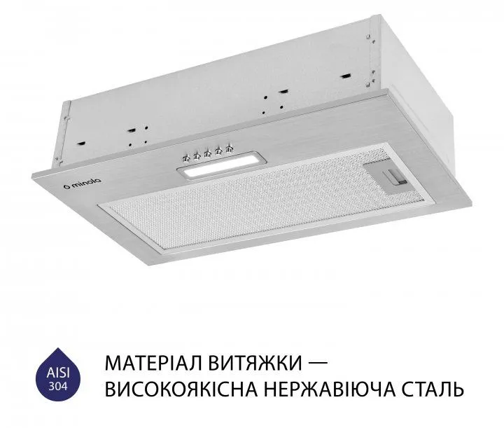 Витяжка Minola HBI 5025 I LED