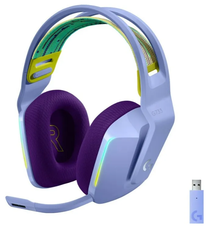 Гарнітура Logitech G733 Lightspeed Wireless RGB, LILAC