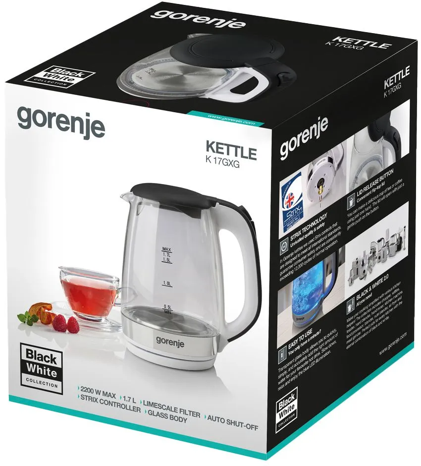 Електрочайник GORENJE K17GXG