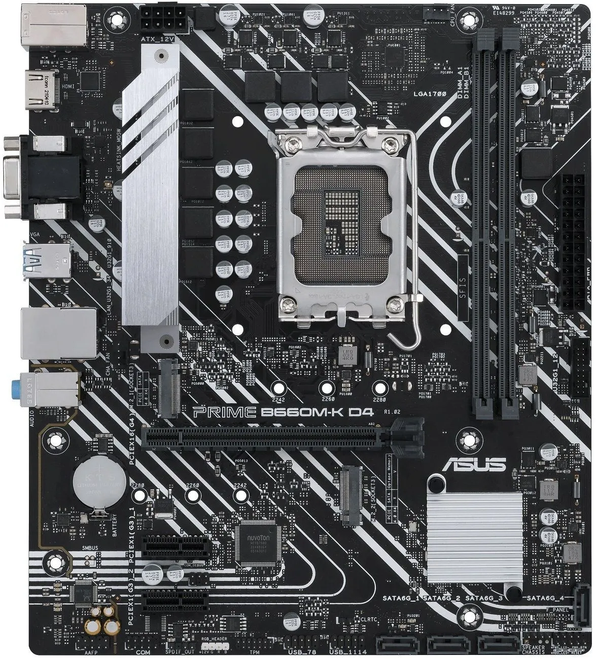 Материнська плата ASUS PRIME B660M-K D4