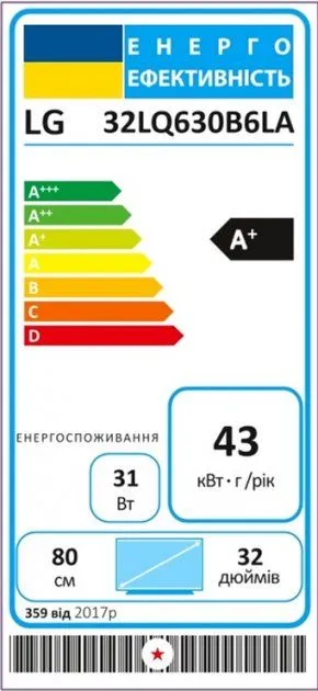 Телевізор LG 32LQ630B6LA