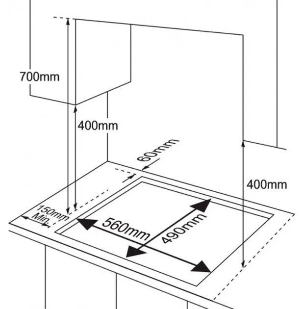 Поверхня газова SAMSUNG NA64H3010AS/WT