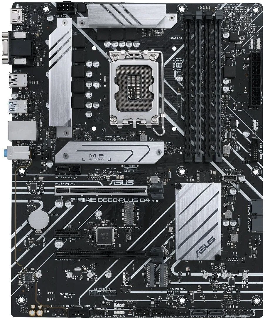 Материнська плата ASUS PRIME B660-PLUS D4 (90MB18X0-M1EAY0)