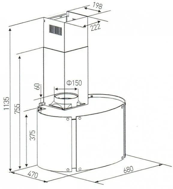 Витяжка Kaiser A 7425 Eco