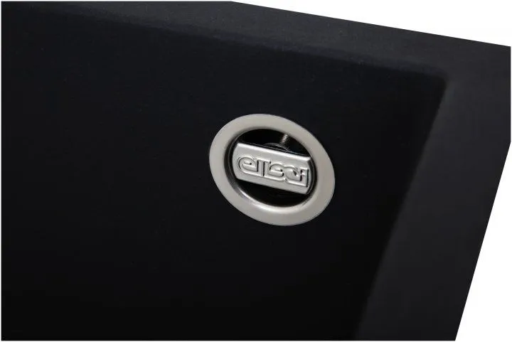 Кухонна мийка граніт ELLECI Q 102 Under Top Nero 40