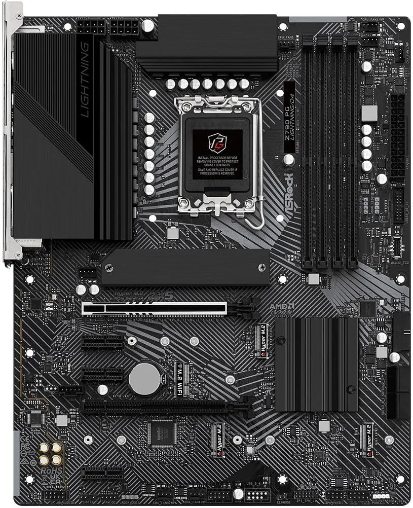 ASRock Материнська плата Z790 PG LIGHTNING/D4 s1700 Z790 4xDDR4 HDMI ATX