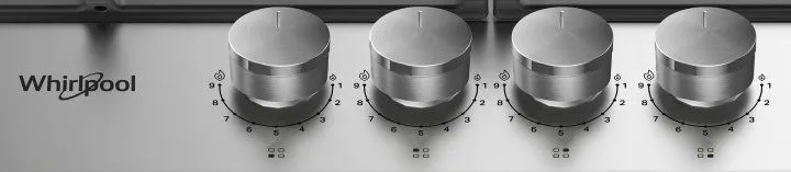 Варильна поверхня газова Whirlpool TKRL 661 IX EU