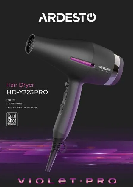 Фен Ardesto HD-Y223PRO
