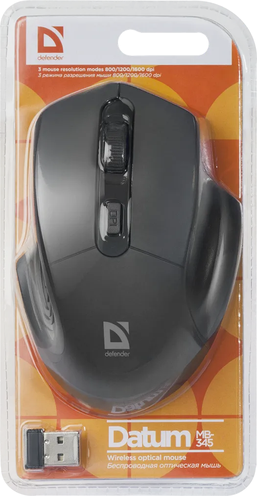 Миша Defender Datum MB-345 Wireless Black (52345)
