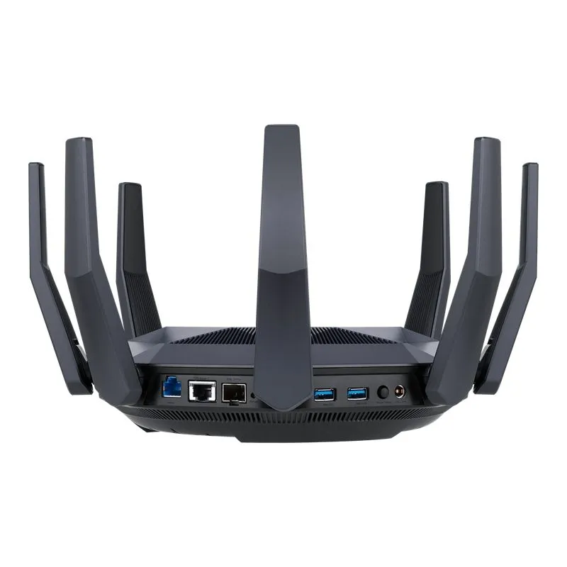 ASUS Маршрутизатор RT-AX89X AX6000 8xGE LAN 1xGE WAN 1x10GE 1xSFP+ 2xUSB3.1 MU-MIMO OFDMA MESH