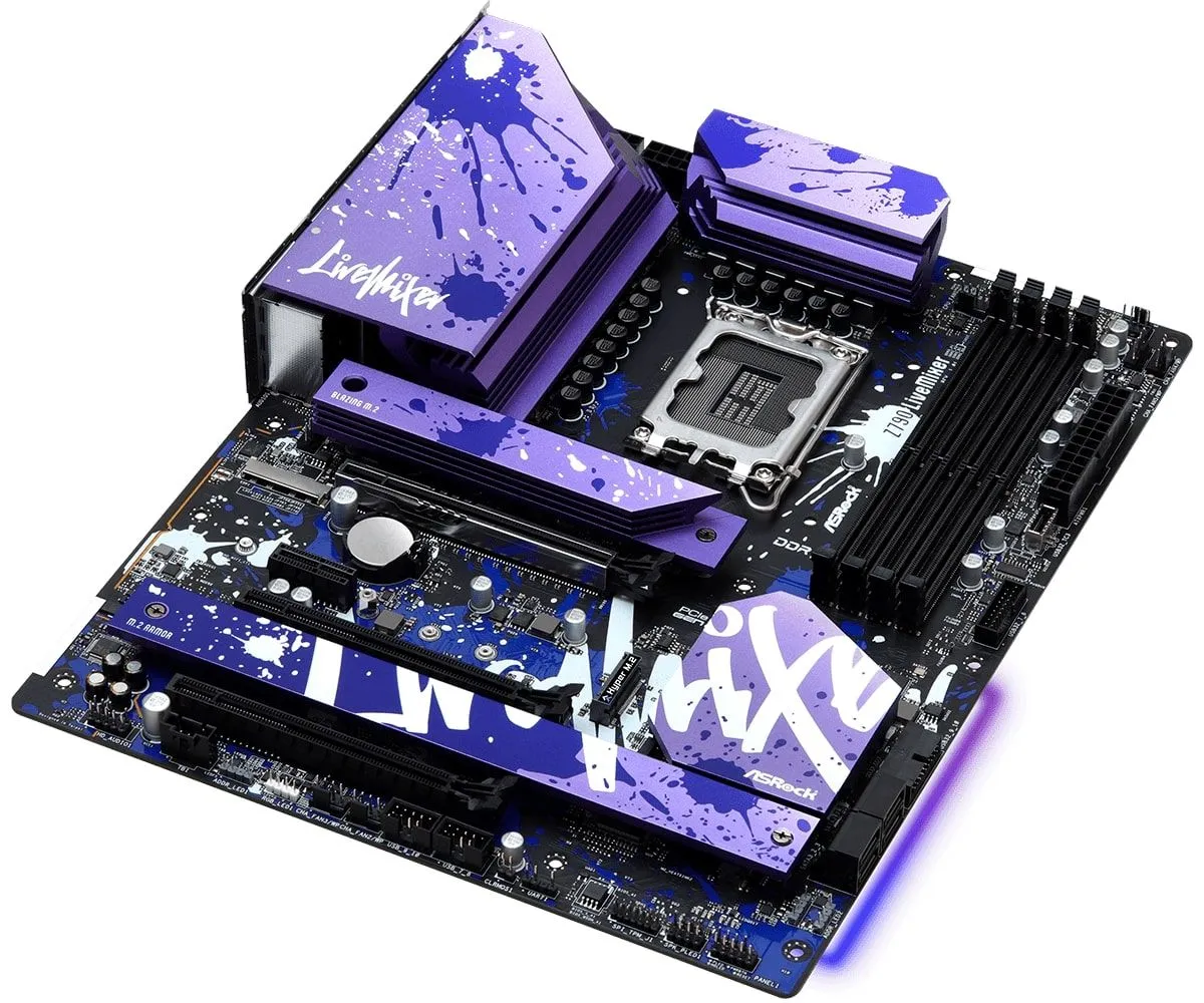 ASRock Материнська плата Z790 LIVEMIXER s1700 Z790 4xDDR5 M.2 HDMI DP ATX