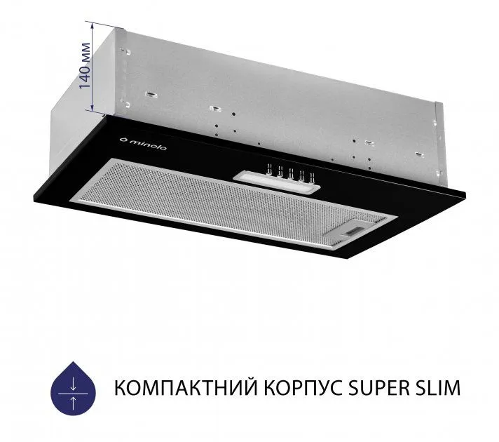 Витяжка Minola HBI 5025 BL LED