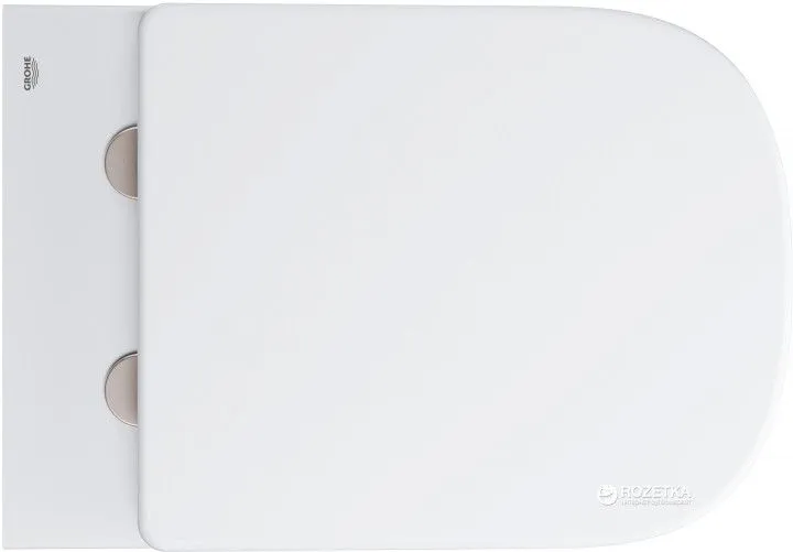 Інсталяція GROHE Solido 39536000 (Rapid SL 38528001) з панеллю змиву Arena Cosmopolitan 38844000 + унітаз Euro Ceramic 39328000 Rimless із сидінням SoftClose 39330000 дюропласт