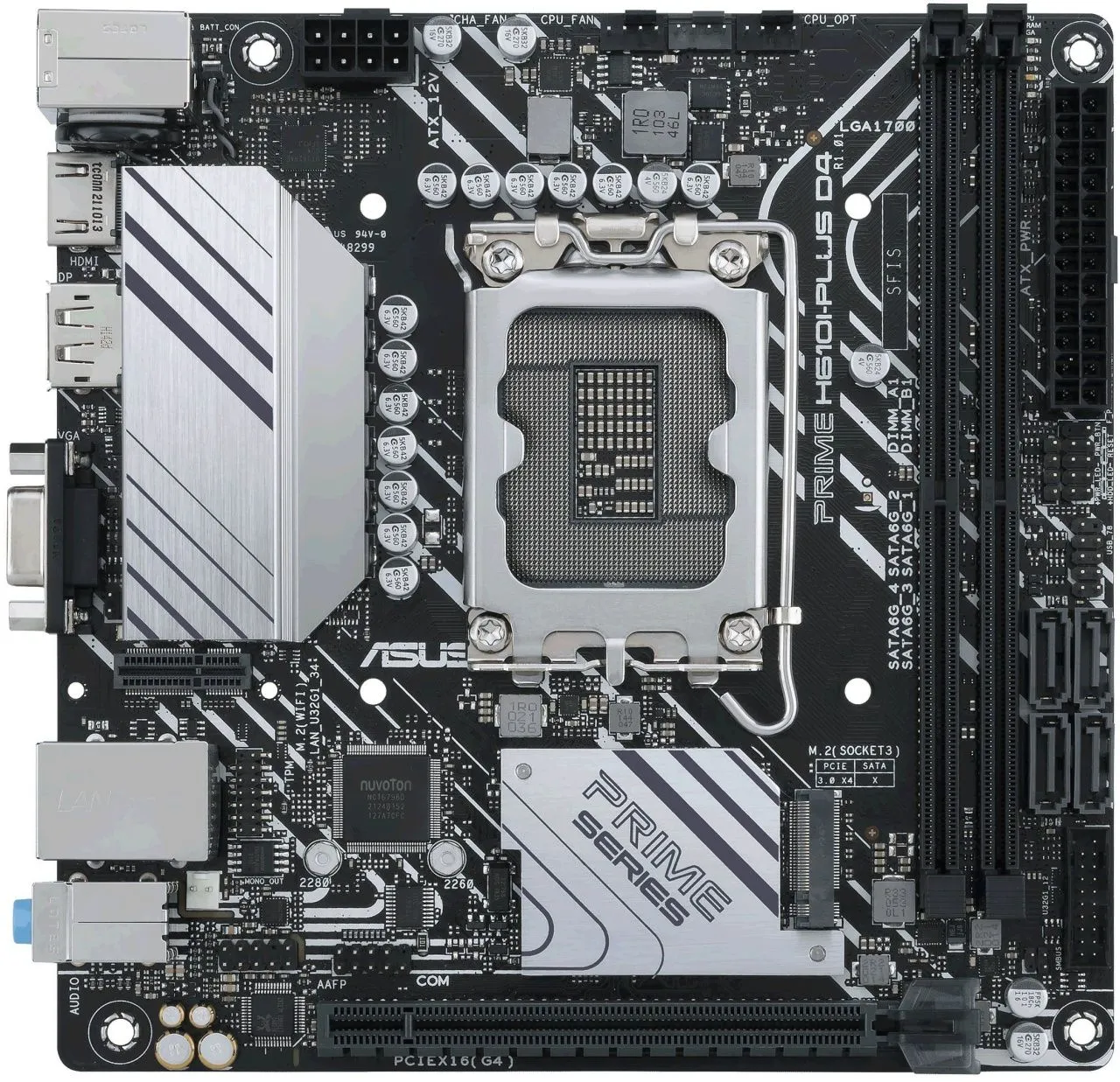 Материнська плата ASUS PRIME H610I-PLUS D4-CSM