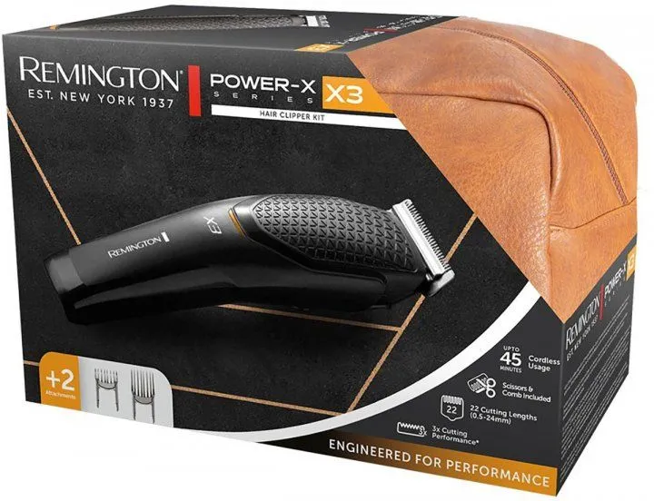Машинка для підстригання волосся Remington Power X3 Hair Clipper HC3000GP