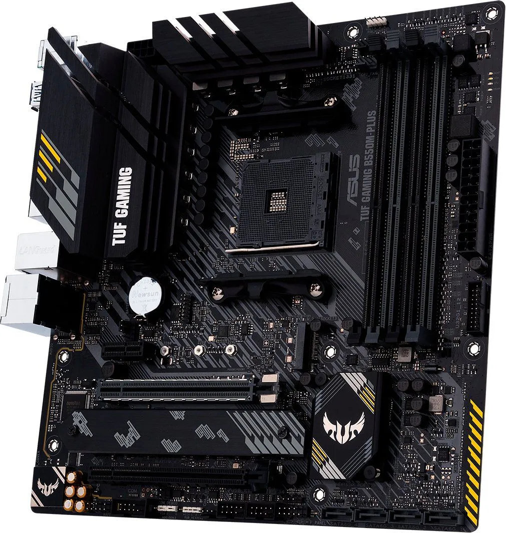 ASUS Материнcька плата TUF GAMING B550M-PLUS sAM4 B550 4xDDR4 M.2 HDMI DP mATX