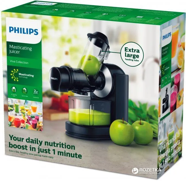Соковижималка шнекова PHILIPS Viva Collection HR1889/70