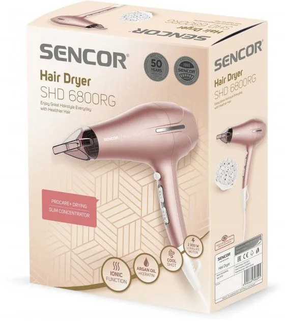 Фен SENCOR SHD 6800RG