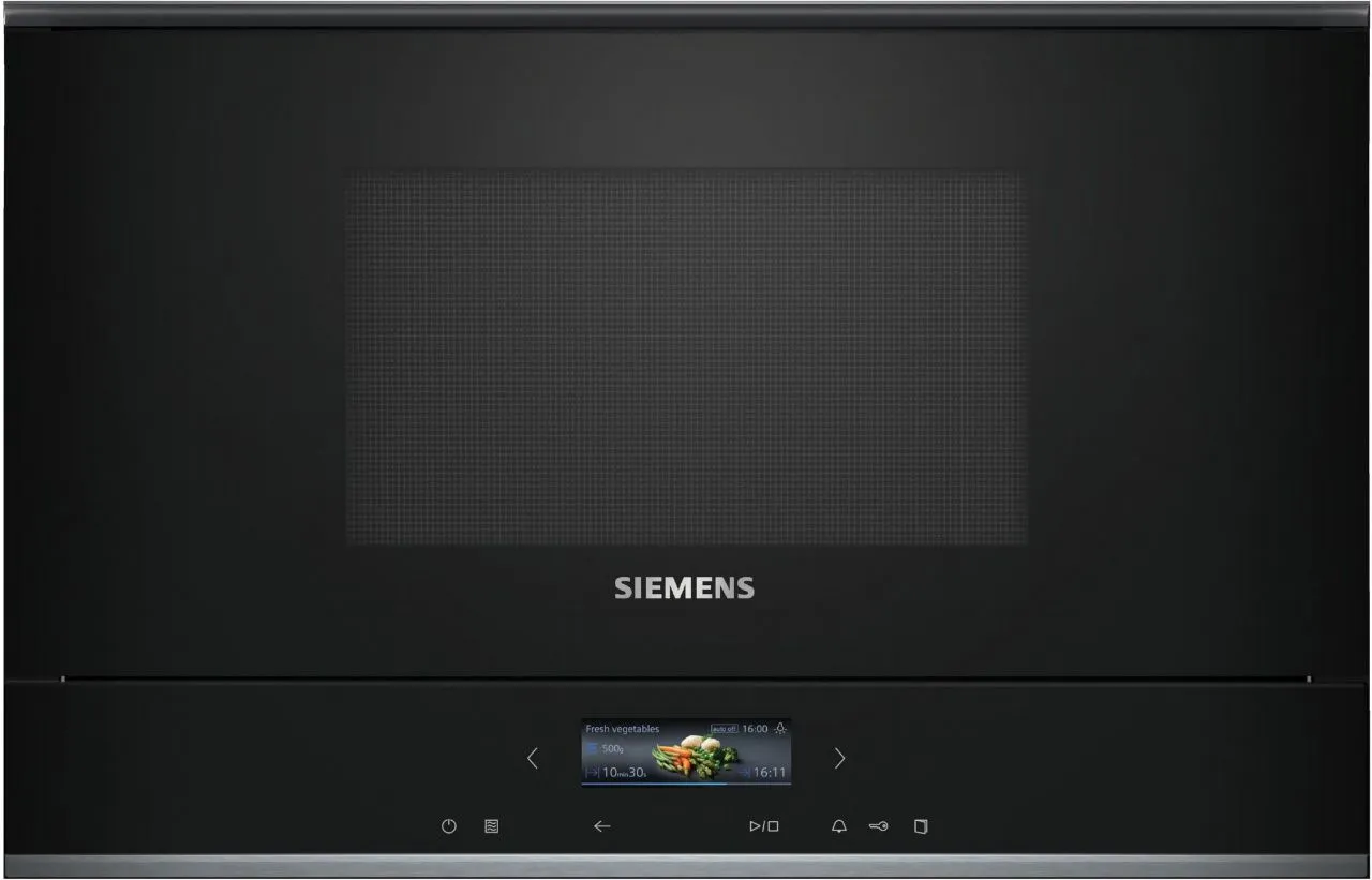 Вбудована мікрохвильова піч Siemens iQ700 BE732L1B1