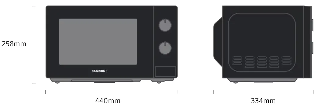 Піч НВЧ Samsung MW3000AM MS20A3010AL/UA
