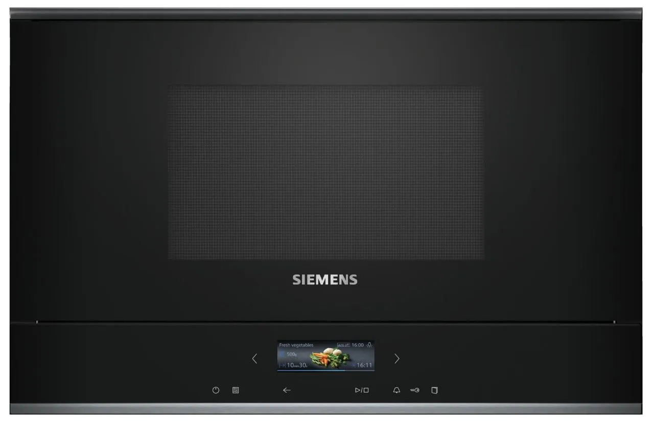 Вбудована мікрохвильова піч Siemens iQ700 BE732R1B1