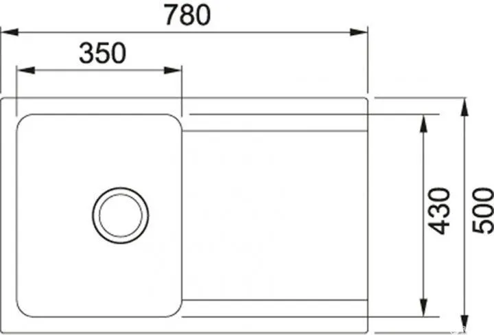 Кухонна мийка FRANKE OID 611-78 (114.0498.031) тектонайт чорна
