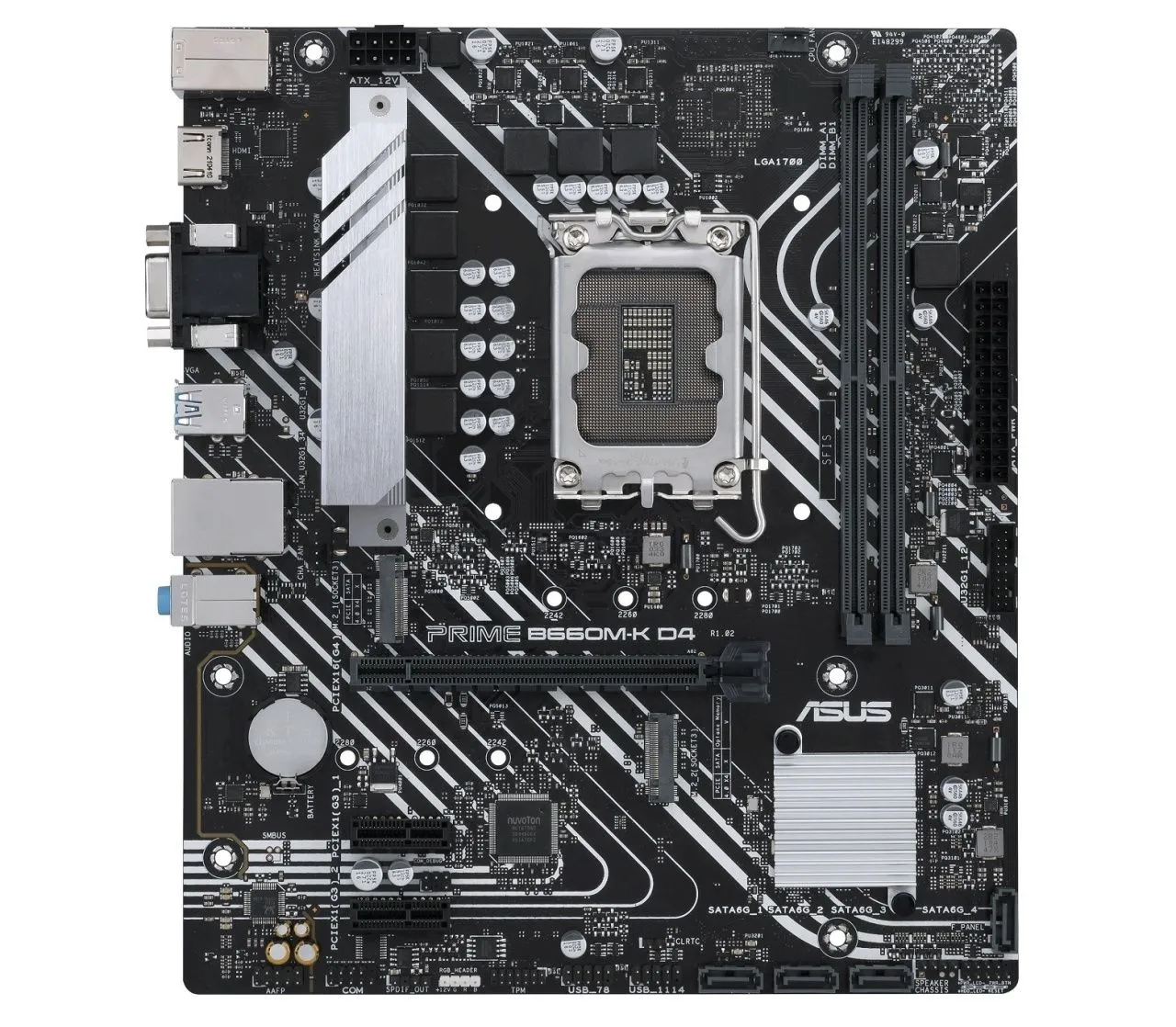 Материнська плата ASUS PRIME B660M-K D4