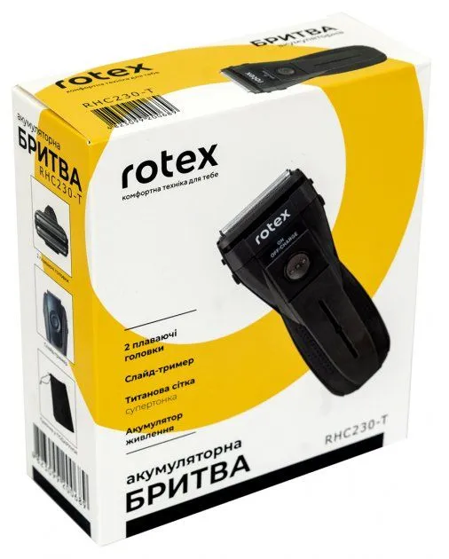 Електробритва для чоловіків ROTEX RHC230-T